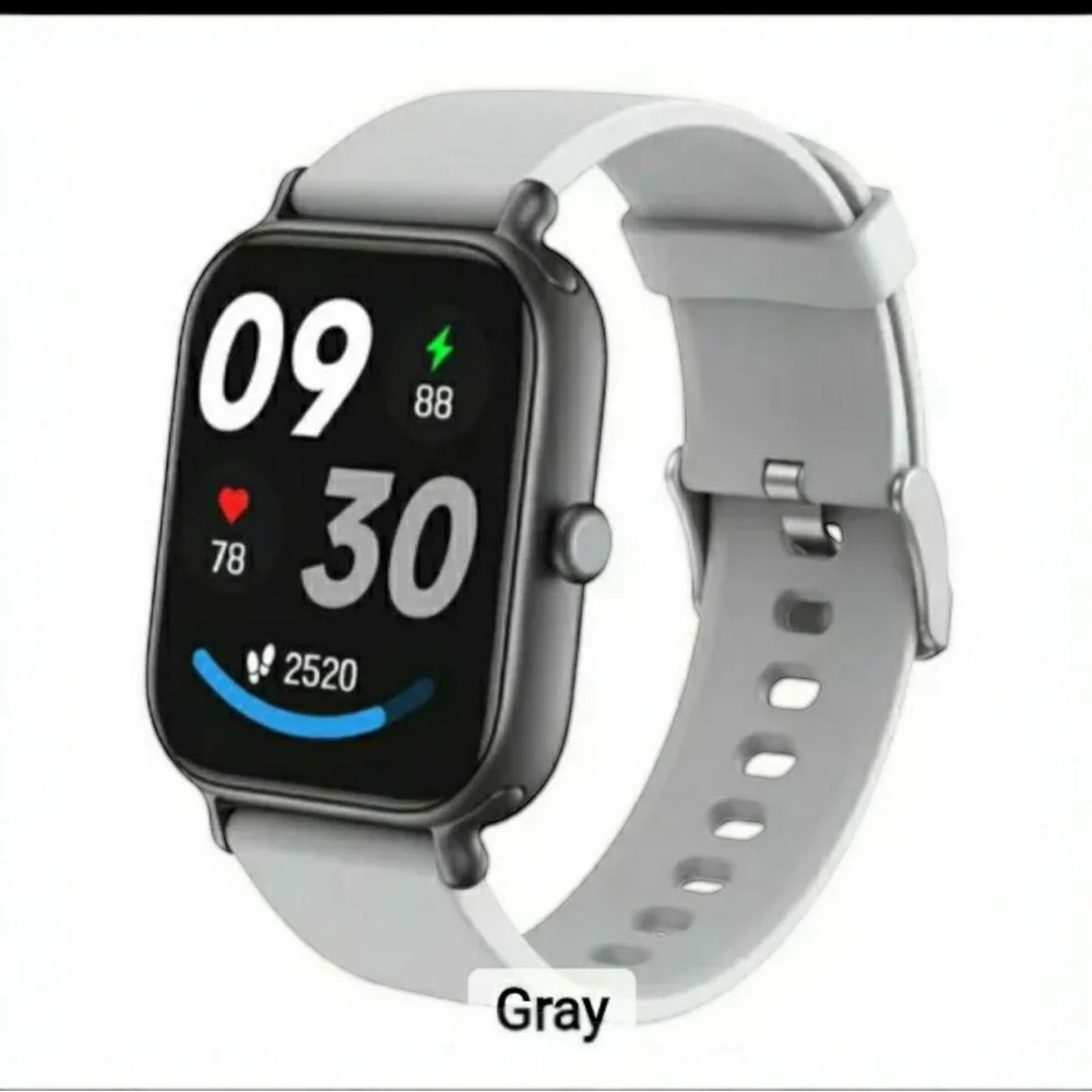 Black Smartwatch with Modern Design and Connectivity